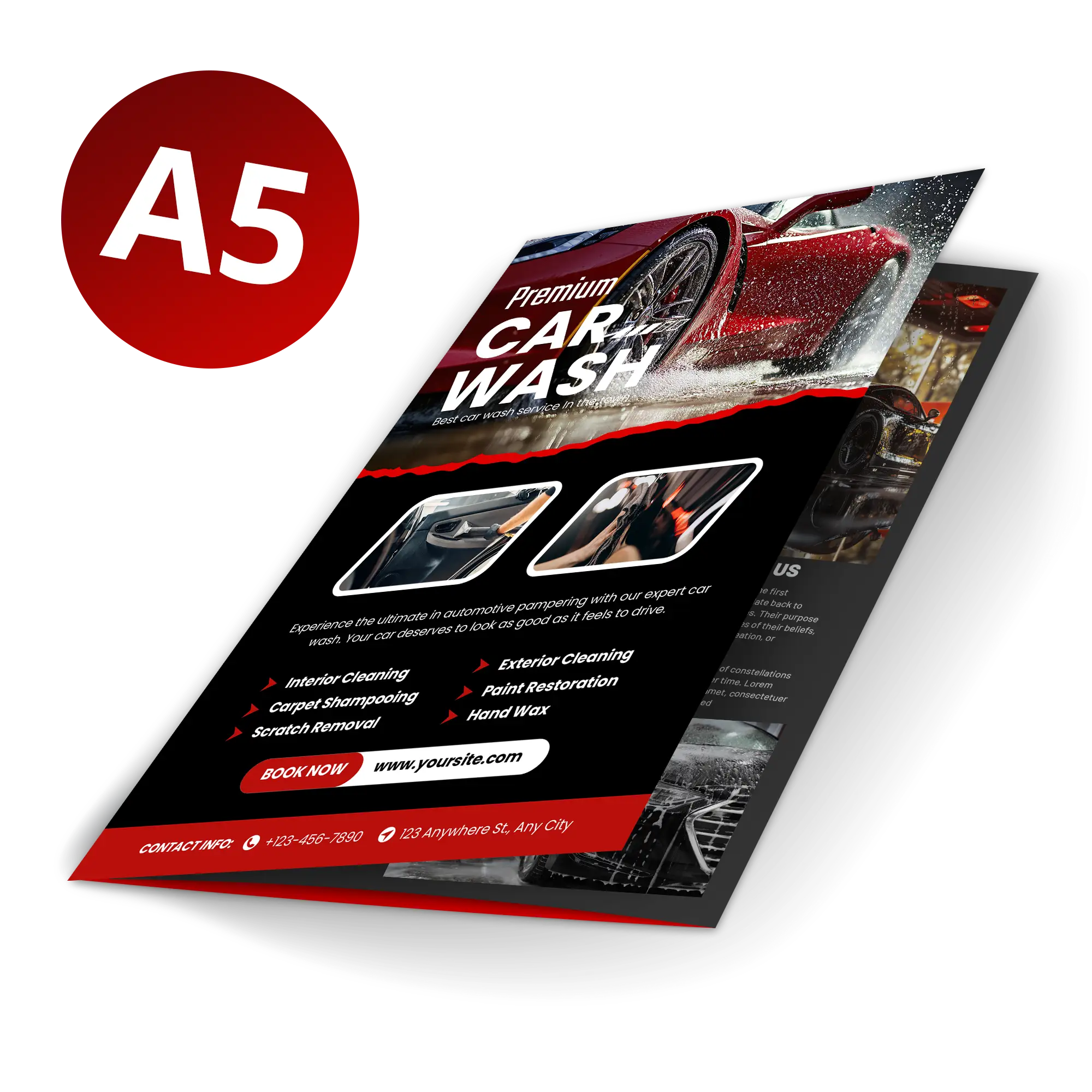 Folder 6 Seiten - DIN A5 Hochformat